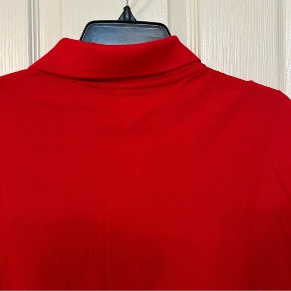 LACOSTE Men's Classic-Fit Short-Sleeve Polo Shirt in Red Size XL - Picture 5 of 11